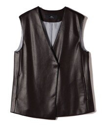 SHIPS ベスト　ブラックFOUR SEASONS ジレ　L 新品 シップス SHIPS ベスト ブラックFOUR SEASONS ジレ L 新品