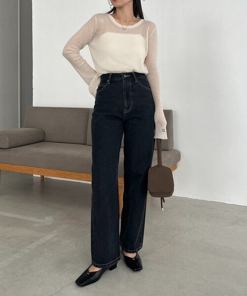 13ozハイウエストストレートデニム（デニムパンツ）｜CAPRICIEUX LE