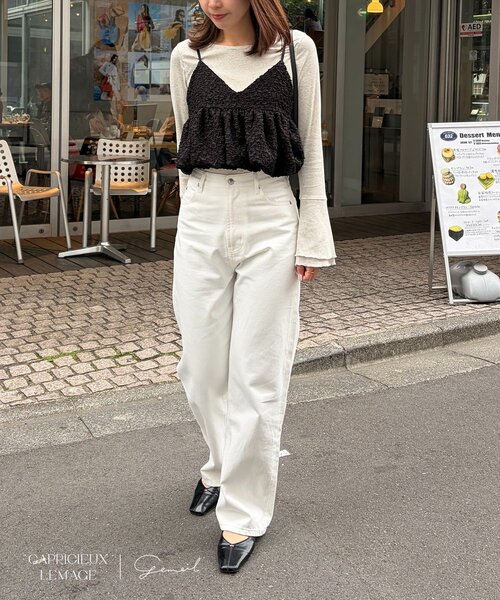 13ozハイウエストストレートデニム（デニムパンツ）｜CAPRICIEUX LE