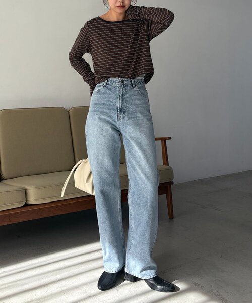 13ozハイウエストストレートデニム（デニムパンツ）｜CAPRICIEUX LE