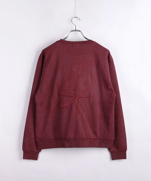 WESTSEA(ウエストシー)の「星 × 薔薇刺繍 長袖トレーナー(スウェット・メンズ・ブラック/ワイン/ブラウン・L/M)」の10枚目の写真