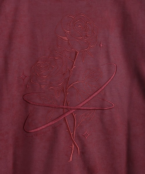 WESTSEA(ウエストシー)の「星 × 薔薇刺繍 長袖トレーナー(スウェット・メンズ・ブラック/ワイン/ブラウン・L/M)」の13枚目の写真