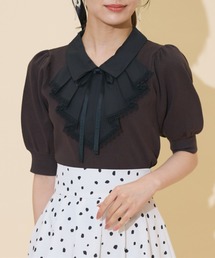 WILLSELECTION（ウィルセレクション）の「レースラッフルプルオーバー（ニット/セーター）」