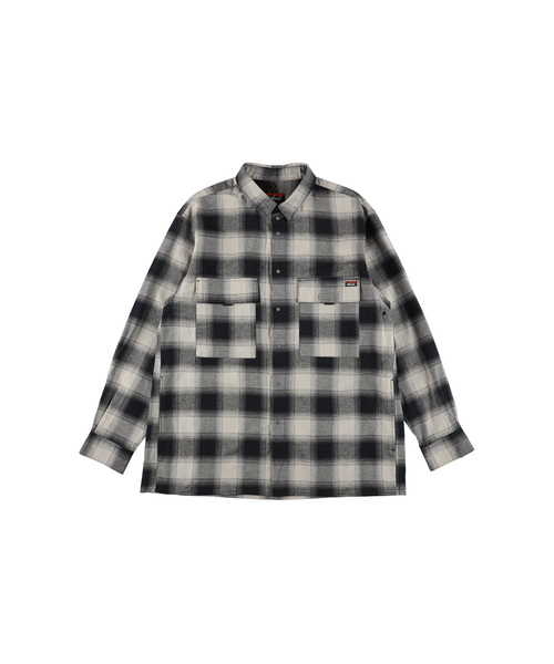 NANGA（ナンガ）の「【NANGA/ナンガ】OMBRE CHECK W PX BOX SHIRT/ワークシャツ/ユニセックス【WEB限定】（シャツ/ブラウス・メンズ・パープル系その他/ブラック系その他・XL/L/M）」の8枚目の写真