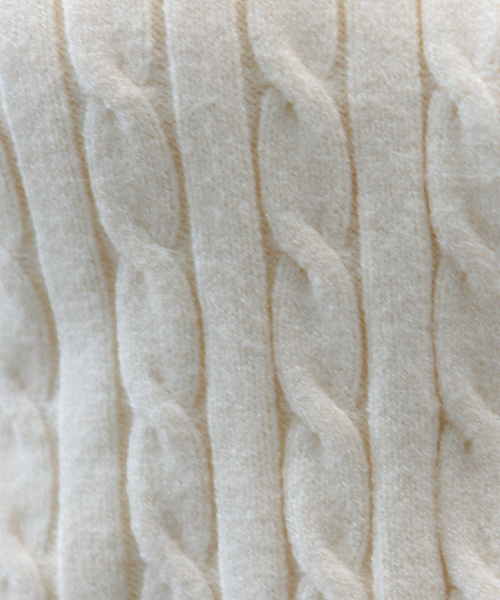 Rouge vif la cle（ルージュヴィフラクレ）の「【BEVERY HILLS P.C/ビバリーヒルズポロクラブ】ケーブル編ポロカーディガン/トップス/ケーブル編み/カーディガン【WEB限定】（ニット/セーター・レディース・オフホワイト/レッド/ネイビー・フリー）」の18枚目の写真