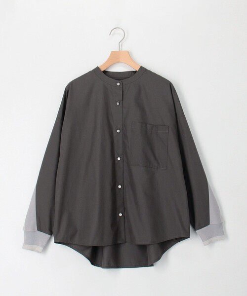 MICO COULIER（ミコクリエ）の「TC起毛バックヨークテープブラウス（シャツ/ブラウス・レディース・オフホワイト/ホワイト系その他/ライトブルー/ブラウン系その他/チャコールグレー・38）」の20枚目の写真