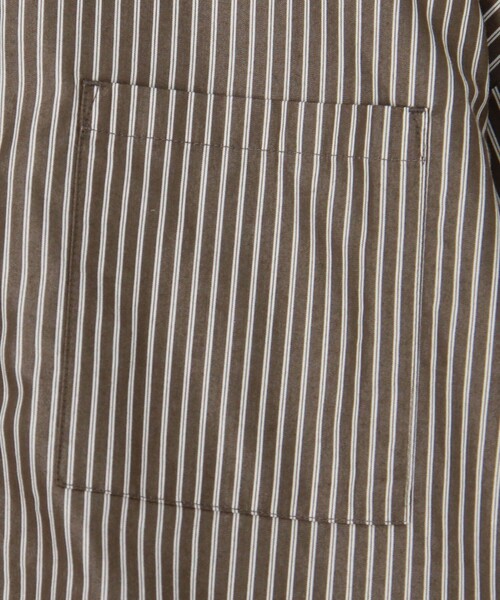 MICO COULIER（ミコクリエ）の「TC起毛バックヨークテープブラウス（シャツ/ブラウス・レディース・オフホワイト/ホワイト系その他/ライトブルー/ブラウン系その他/チャコールグレー・38）」の7枚目の写真