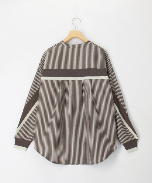 MICO COULIER（ミコクリエ）の「TC起毛バックヨークテープブラウス（シャツ/ブラウス・レディース・オフホワイト/ホワイト系その他/ライトブルー/ブラウン系その他/チャコールグレー・38）」の11枚目の写真