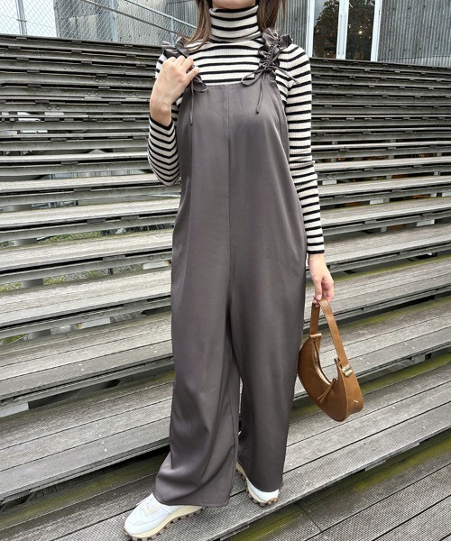 サロペット・オーバーオール・オールインワン Mirka feepur サロペット オーバーオール 2wayドロストオールインワン