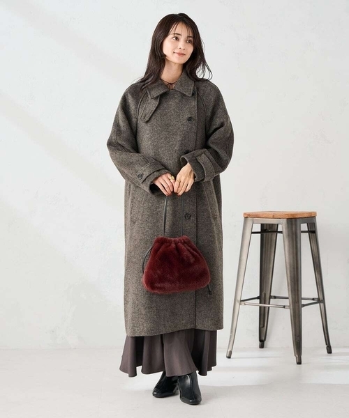 セール】【2WAY】テーラードロングコート（チェスターコート）｜a.v.v