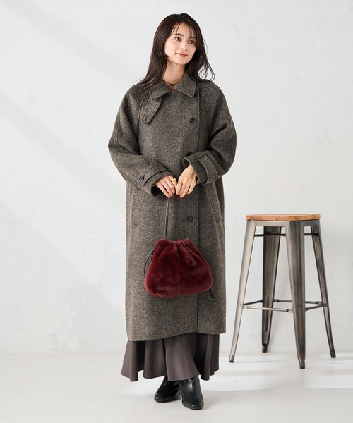 セール】【2WAY】テーラードロングコート（チェスターコート）｜a.v.v
