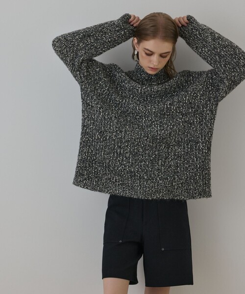 セール】フリンジケープニットトップ（ニット/セーター）｜GRACE