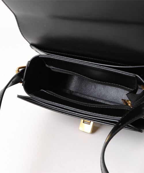Burner(バーナー)の「【OKUOKU 0909】スクエア ショルダーバッグ oku-bag-26-30(ショルダーバッグ・レディース・ブラウン/ダークブラウン/ブラック・FREE)」の6枚目の写真