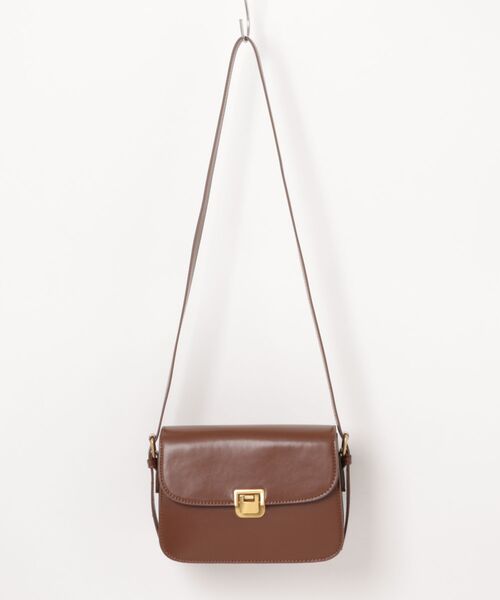 Burner(バーナー)の「【OKUOKU 0909】スクエア ショルダーバッグ oku-bag-26-30(ショルダーバッグ・レディース・ブラウン/ダークブラウン/ブラック・FREE)」の10枚目の写真