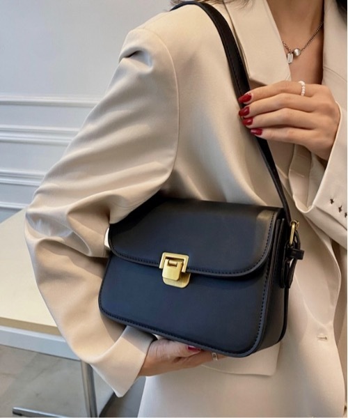 Burner(バーナー)の「【OKUOKU 0909】スクエア ショルダーバッグ oku-bag-26-30(ショルダーバッグ・レディース・ブラウン/ダークブラウン/ブラック・FREE)」の11枚目の写真