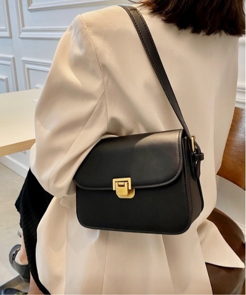Burner(バーナー)の「【OKUOKU 0909】スクエア ショルダーバッグ oku-bag-26-30(ショルダーバッグ・レディース・ブラウン/ダークブラウン/ブラック・FREE)」の13枚目の写真