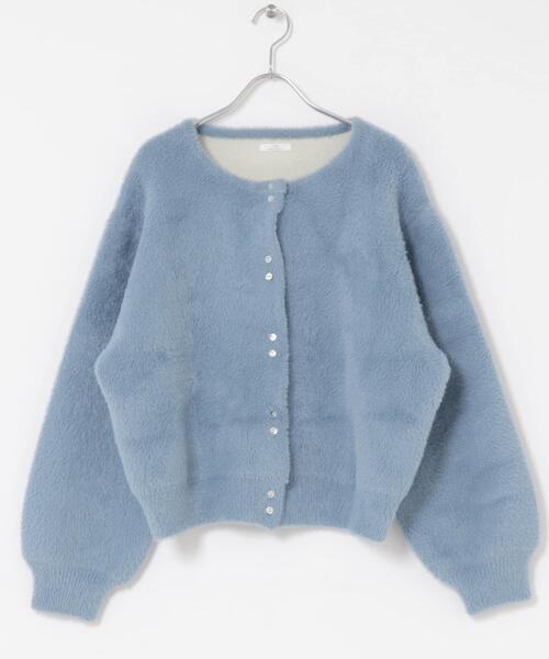 ITEMS URBANRESEARCH（アイテムズ アーバンリサーチ）の「ダブルフェイスニットカーディガン（カーディガン/ボレロ・レディース・ライトブルー/チャコールグレー/ベージュ/ブラウン/グレー系その他/ブルー系その他/ベージュ系その他・FREE）」の11枚目の写真