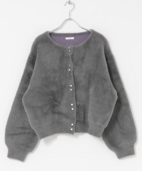 ITEMS URBANRESEARCH（アイテムズ アーバンリサーチ）の「ダブルフェイスニットカーディガン（カーディガン/ボレロ・レディース・ライトブルー/チャコールグレー/ベージュ/ブラウン/グレー系その他/ブルー系その他/ベージュ系その他・FREE）」の20枚目の写真