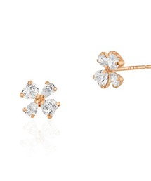 4℃｜ヨンドシー（レディース）のピアス（両耳用）（フラワー