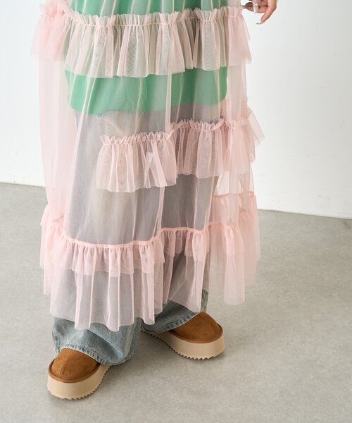 w closet(ダブルクローゼット)の「【リバイバル/2色展開】スウェットドッキングワンピース《WEB限定》(ワンピース・レディース・アイボリー/グリーン・FREE)」の18枚目の写真