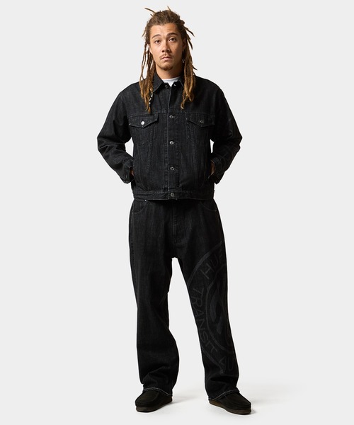 HUF　デニムジャケット　ブラック TOKEN DENIM JACKET（デニムジャケット）｜HUF（ハフ）のファッション