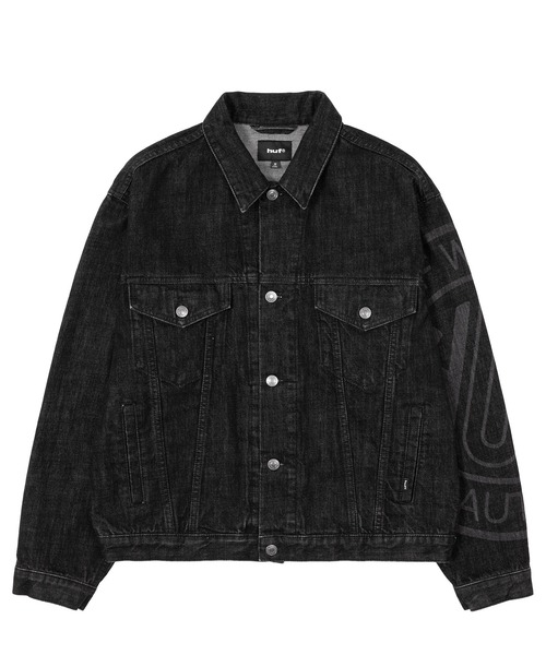 HUF　デニムジャケット　ブラック TOKEN DENIM JACKET（デニムジャケット）｜HUF（ハフ）のファッション