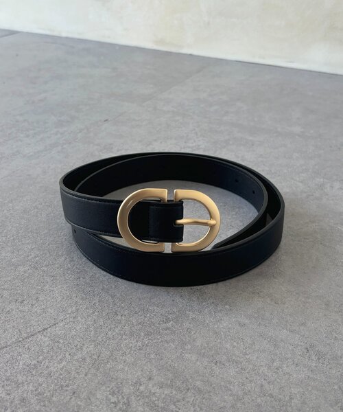 Thevon（ゼボン）の「Dバックルベルト（ベルト・レディース・ブラック・FREE）」の6枚目の写真