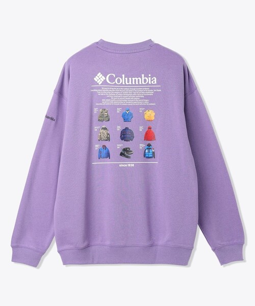 Columbia（コロンビア）の「Columbia／サンダーマウンテン スウェット クルー／コロンビア（スウェット・メンズ・グリーン/パープル/ブラック・L/M/XL/S）」の3枚目の写真