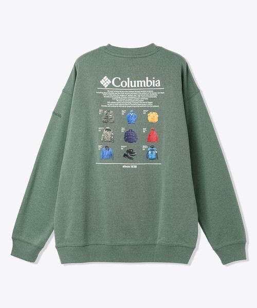 Columbia（コロンビア）の「Columbia／サンダーマウンテン スウェット クルー／コロンビア（スウェット・メンズ・グリーン/パープル/ブラック・L/M/XL/S）」の2枚目の写真