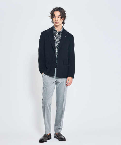 ABAHOUSE(アバハウス)の「360°ストレッチ ゴブラン柄 ジャージーシャツ / 総柄シャツ(シャツ/ブラウス・メンズ・チャコールグレー/ブラウン・44/46/48/50)」の13枚目の写真