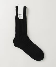 ROYAL FLASH | decka Quality socks/デカ クォリティソックス/Cased Heavyweight Plain Socks(ソックス/靴下)