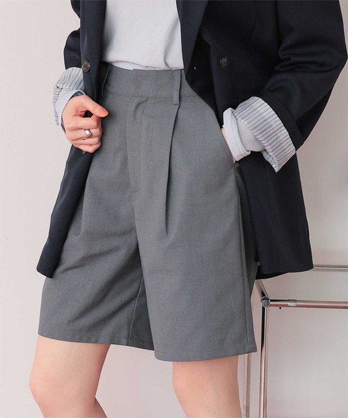 titivate(ティティベイト)の「シンプルショートパンツ(その他パンツ・レディース・グレー/ブラック/ベージュ・L/MT/M/S)」の13枚目の写真