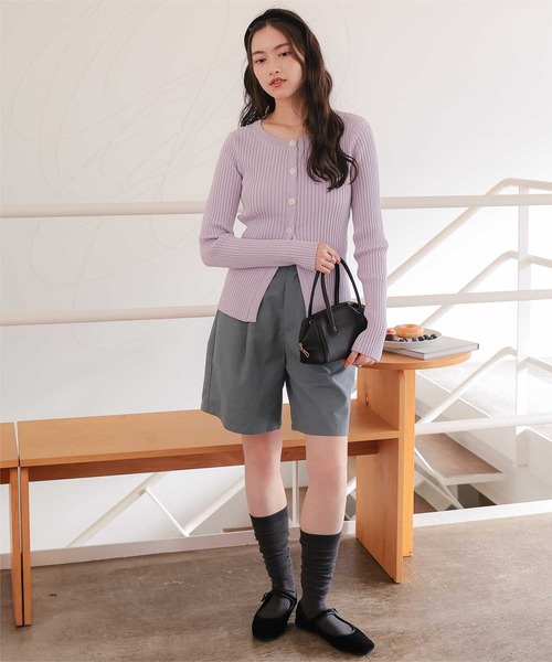 titivate(ティティベイト)の「シンプルショートパンツ(その他パンツ・レディース・グレー/ブラック/ベージュ・L/MT/M/S)」の18枚目の写真