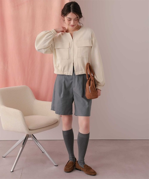 titivate(ティティベイト)の「シンプルショートパンツ(その他パンツ・レディース・グレー/ブラック/ベージュ・L/MT/M/S)」の19枚目の写真