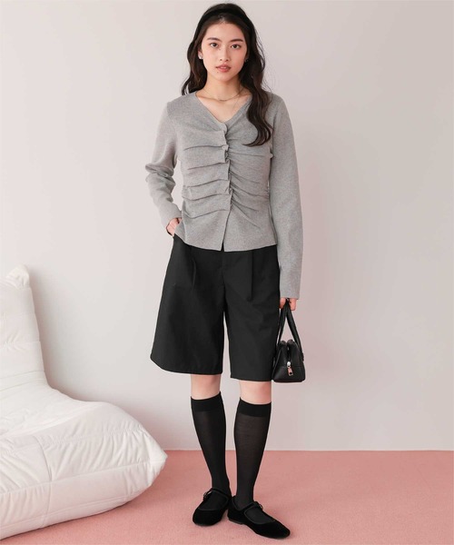 titivate(ティティベイト)の「シンプルショートパンツ(その他パンツ・レディース・グレー/ブラック/ベージュ・L/MT/M/S)」の10枚目の写真