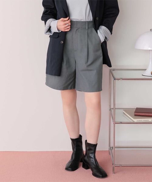 titivate(ティティベイト)の「シンプルショートパンツ(その他パンツ・レディース・グレー/ブラック/ベージュ・L/MT/M/S)」の12枚目の写真