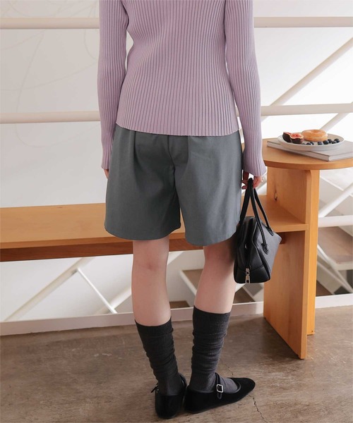 titivate(ティティベイト)の「シンプルショートパンツ(その他パンツ・レディース・グレー/ブラック/ベージュ・L/MT/M/S)」の17枚目の写真