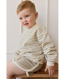 JAMIE KAY（ジェイミーケイ）の「スウェットプルオーバーSlim Stripe Charter/Cloud（スウェット）」