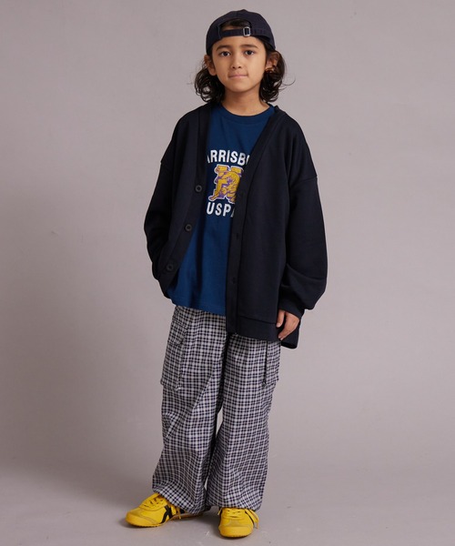 PAIRMANON STREET（ペアマノンストリート）の「【マルチファンクション】速乾 裏毛 カーディガン【PAIRMANON STREET】（カーディガン/ボレロ・キッズ・グレー/ブラック/ブルーグレー/ブラウン・100/110/120/130/140/150/160）」の7枚目の写真