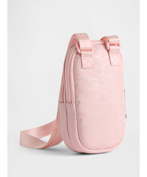 GAP（ギャップ）の「リボン GAPロゴ クロスボディバッグ (キッズ)（ショルダーバッグ・キッズ・ピンク/グレー・ONE SIZE）」の5枚目の写真