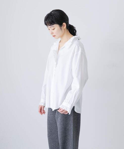 かぐれ（カグレ）の「Ruffle collar shirt（シャツ/ブラウス）」 - WEAR