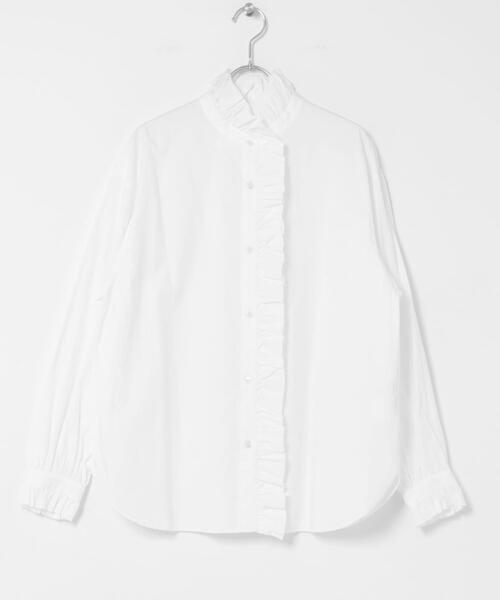 Ruffle collar shirt（シャツ/ブラウス）｜かぐれ（カグレ）の