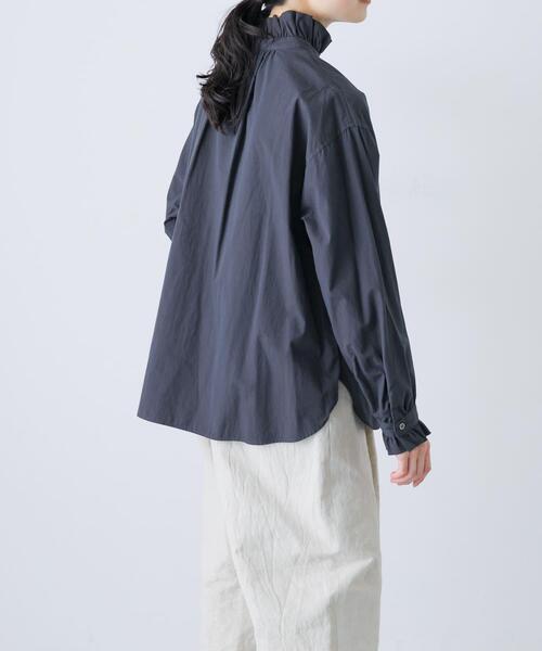Ruffle collar shirt（シャツ/ブラウス）｜かぐれ（カグレ）の