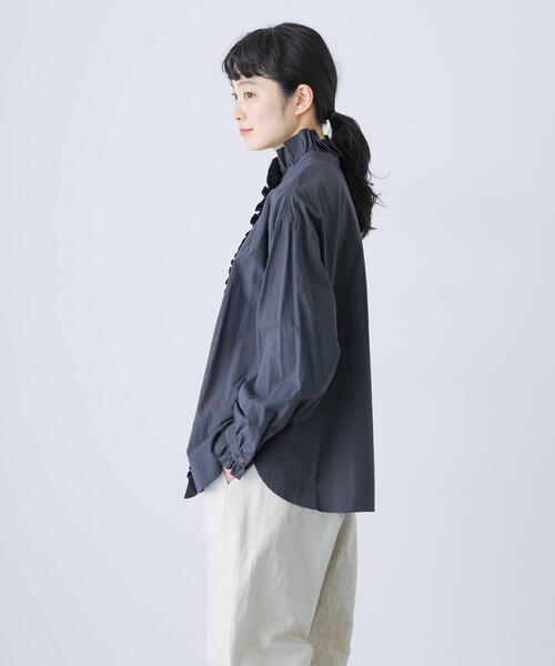 新品【かぐれ】ブラウス シャツ Ruffle collar shirt Ruffle collar shirt（シャツ/ブラウス）｜かぐれ（カグレ）の