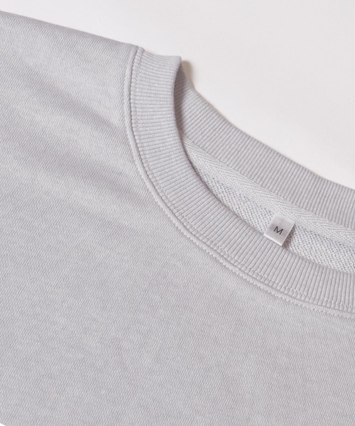 coca（coca）（コカ）の「ヘビーウェイト裏毛ポケット付きスウェット（スウェット・レディース・ライトグレー/ネイビー・L/M/S）」の16枚目の写真