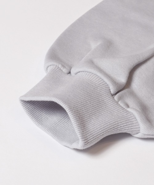 coca（coca）（コカ）の「ヘビーウェイト裏毛ポケット付きスウェット（スウェット・レディース・ライトグレー/ネイビー・L/M/S）」の17枚目の写真