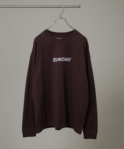 NANO universe(ナノユニバース)の「Anti Soaked(R)×SUNCHAI ロゴ刺繍 汗染み防止 Tシャツ長袖(Tシャツ/カットソー・メンズ・ブラウン/ブラック・S/M/L)」の10枚目の写真