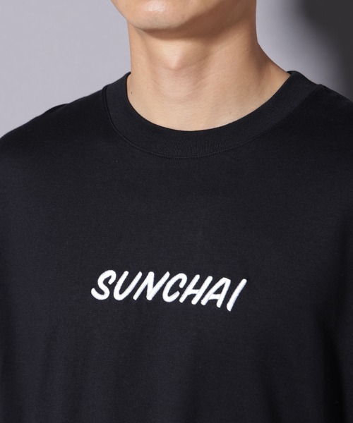 NANO universe(ナノユニバース)の「Anti Soaked(R)×SUNCHAI ロゴ刺繍 汗染み防止 Tシャツ長袖(Tシャツ/カットソー・メンズ・ブラウン/ブラック・S/M/L)」の20枚目の写真