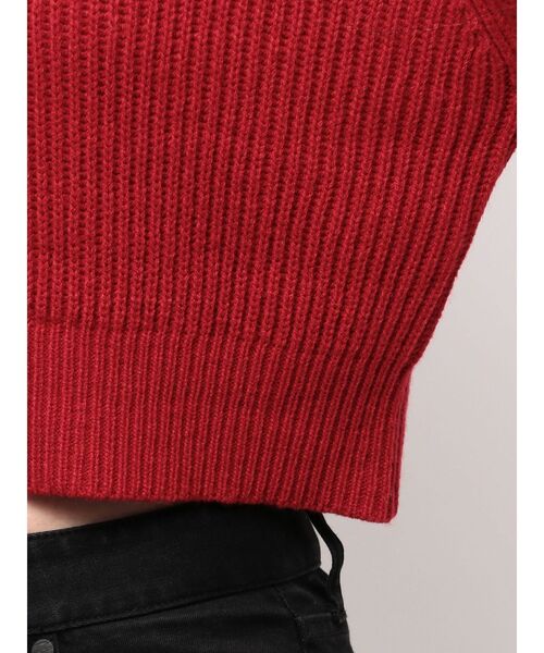 MURUA（ムルーア）の「デザインカラーニット（ニット/セーター・レディース・レッド/ブラック/ブラウン・FREE）」の15枚目の写真