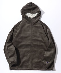 Champion | 2025AW Champion/チャンピオン CORDUROY ZIP PARKA  コーデュロイ ワンポイントロゴ刺繍 フーデッドジャケット フルジップパーカー(ブルゾン)